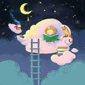 Reading Under the Stars ⭒˚｡⋆☽